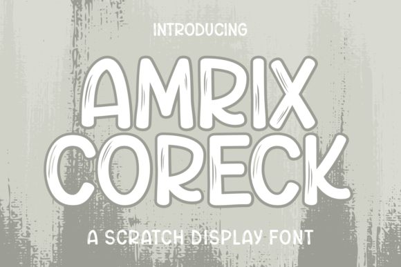 Amrix Coreck: A Bold Display Font for Web Design