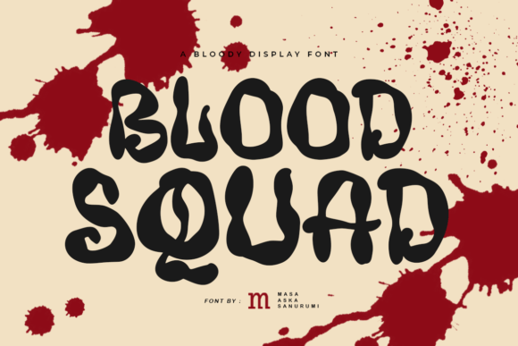 Blood Squad Font for Eye-Catching Campaign Designs
