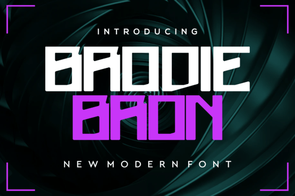 Brodie Bron Font for Modern Marketing