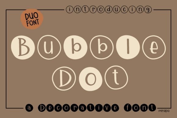 Bubble Dot: A Polished Font for Small Business Branding