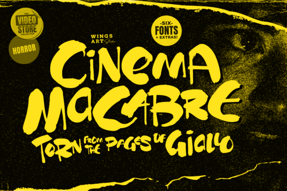 Cinema Macabre: A Stylish Font for Brand Identity