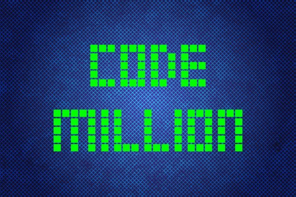 Code Million: A Futuristic Display Font for Modern Editorial Design