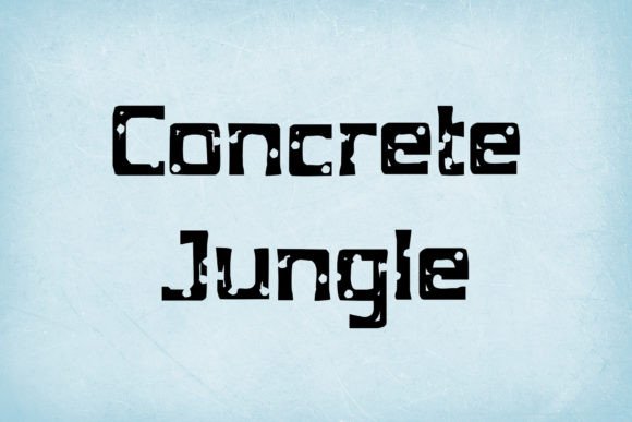 Concrete Jungle Font for Eye-Catching Digital Designs