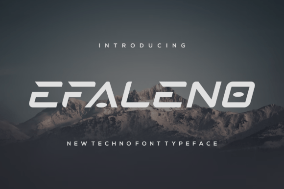 Efaleno: A Bold Display Font for Web Design