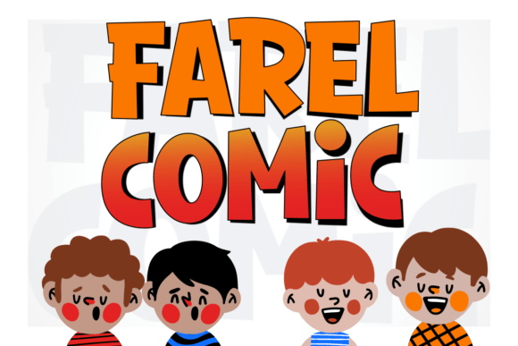 Farel Comic: A Playful Display Font for Creative Brands