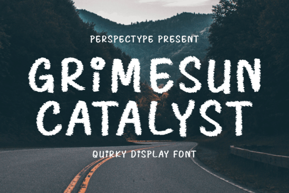 Grimesun Catalyst – A Quirky Display Font for Bold Branding