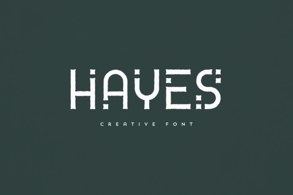 Hayes Font for Editorial Design and Branding