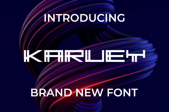 Karuey: A Bold Display Font for Editorial Design