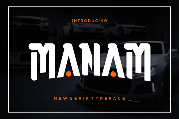 Manam: A Display Font for Bold Branding and Creative Projects