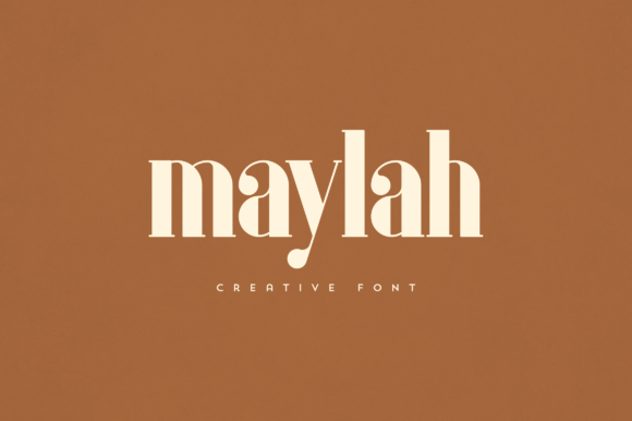 Maylah: A Display Font That Elevates Digital Branding