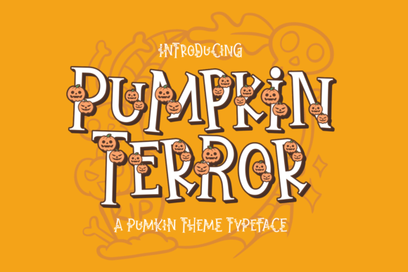 Pumpkin Terror: A Spooky Font for Halloween Campaigns