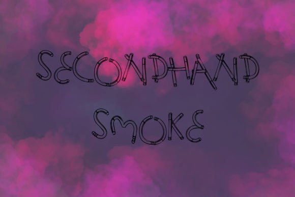 Secondhand Smoke Font for Web Design