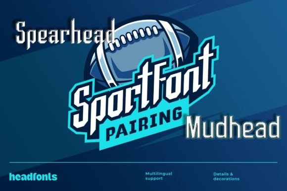 Spearhead Mudhead Duo: A Sporty Font for Creative Makers