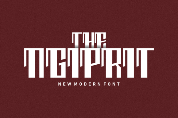 The Ngiprit: A Modern Display Font for Bold Branding