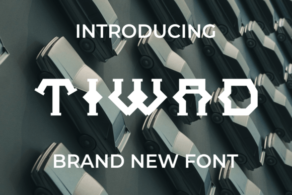 Tiwad: A Modern Display Font for Bold Campaigns