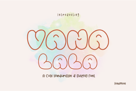 Vanalala: A Playful Display Font for Creative Branding